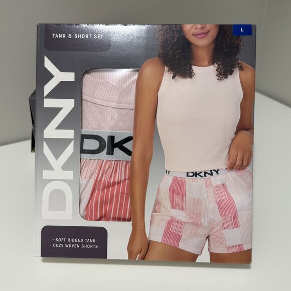 DKNY Tank & Shorts Set Large - Picture 1 of 5